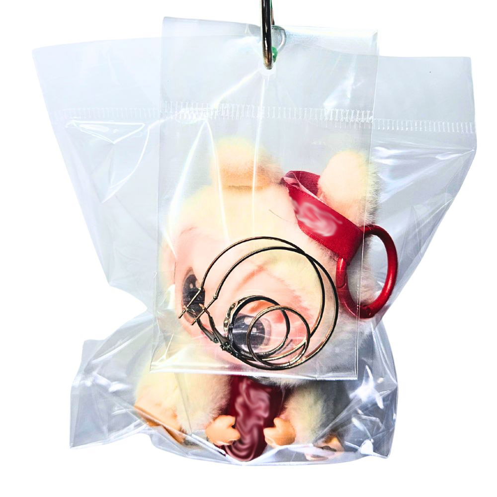 Saco Plastico Adesivado com Solapa e Furo Para Pendurar Diversos Tamanhos - Imagem 4