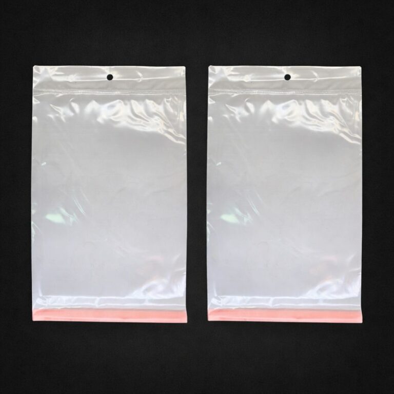 Saco Plastico Adesivado com Solapa e Furo Para Pendurar Diversos Tamanhos