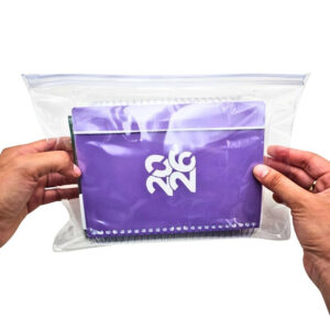 Pasta Zip Zap Cristal Com Zíper e Cursor – Horizontal