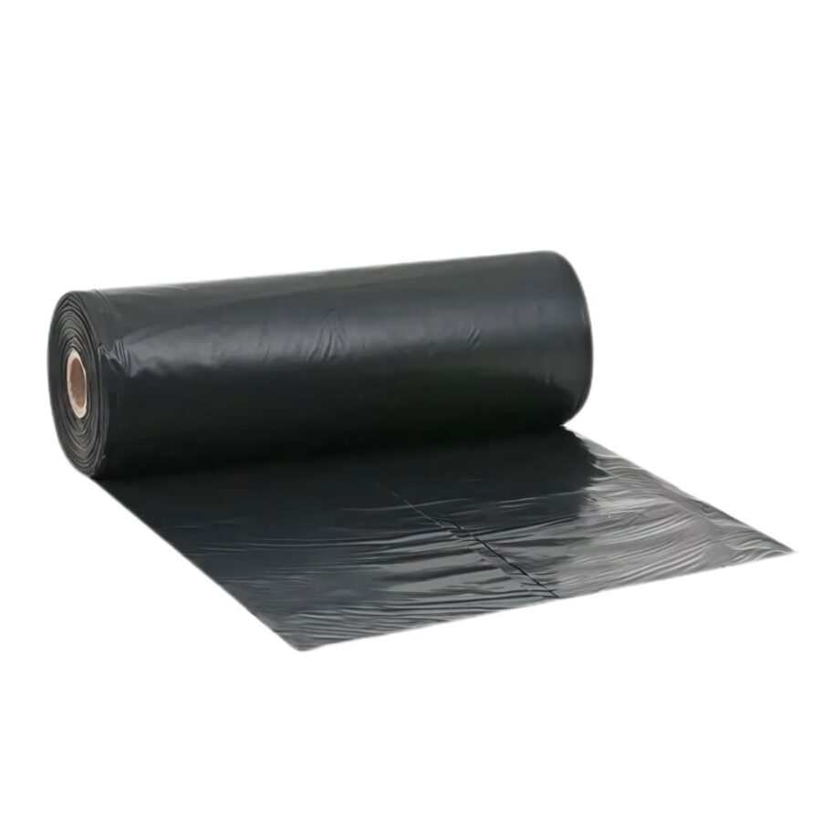 Bobina Aba Tubular Polietileno Preto 0,10mm - 100 KG