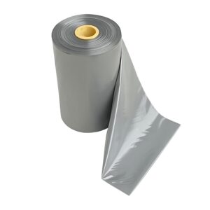 Bobina Aba Tubular Polietileno Cinza 0,10mm – 100 KG