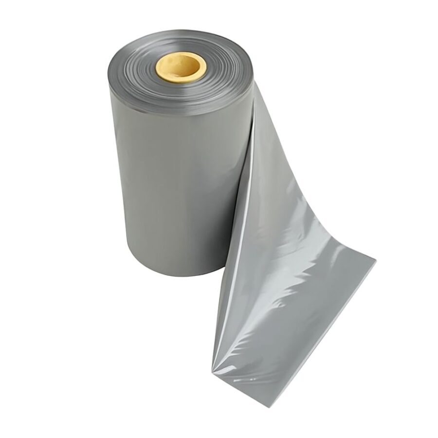 Bobina Aba Tubular Polietileno Cinza 0,10mm - 100 KG - Imagem 2