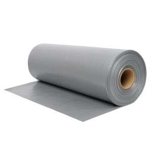 Bobina Aba Tubular Polietileno Cinza 0,10mm – 100 KG