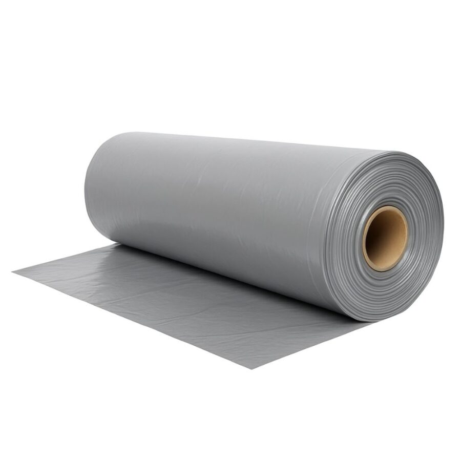 Bobina Aba Tubular Polietileno Cinza 0,10mm - 100 KG
